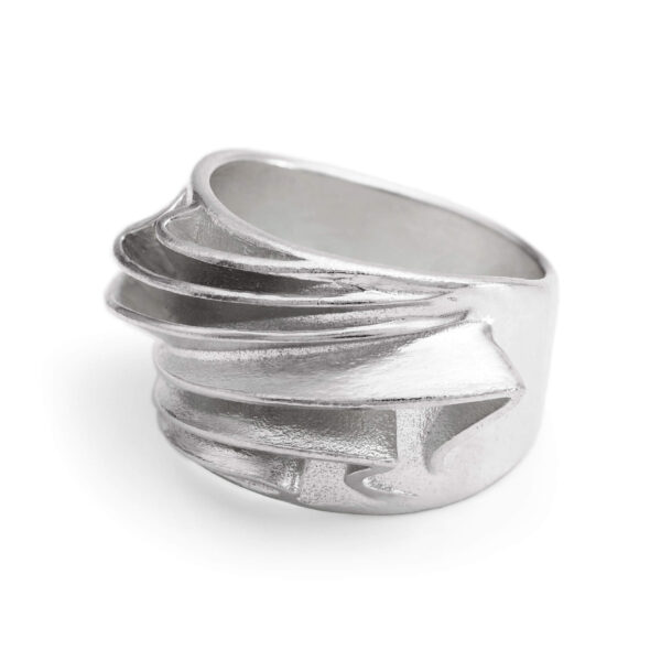 Zaha Baku silver Ring