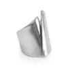 BEYOND overlapping silver ring