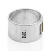 BVW Ring – engraved be silver and 14k gold