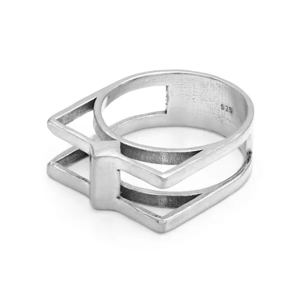 CASTLE silver RING