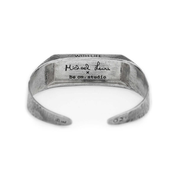 ELEMENTS Bulk signet oxidized dominant silver bracelet