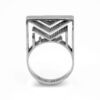 OM architectural Silver ring