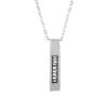 Surviveor Survive Sterling silver and Black silver Necklace