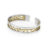 Bml 1.0 Bracelet – architectural bangle design 14k Gold And Silver
