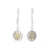 LO 1.0 big Hoop earrings – 14K gold and silver with coin