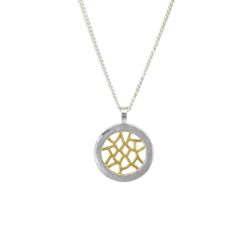 Mc 1.0 Necklace – 14k Gold And Silver round classic modern for her