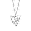 Ml 3.0 Necklace - Silver asymmetric triangle